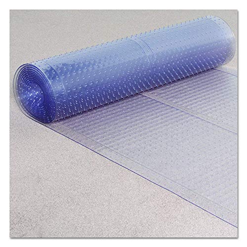 Es Robbins 184013 Vinyl Ribbed Carpet Runner, 27" X 10', Clear #TOP2
