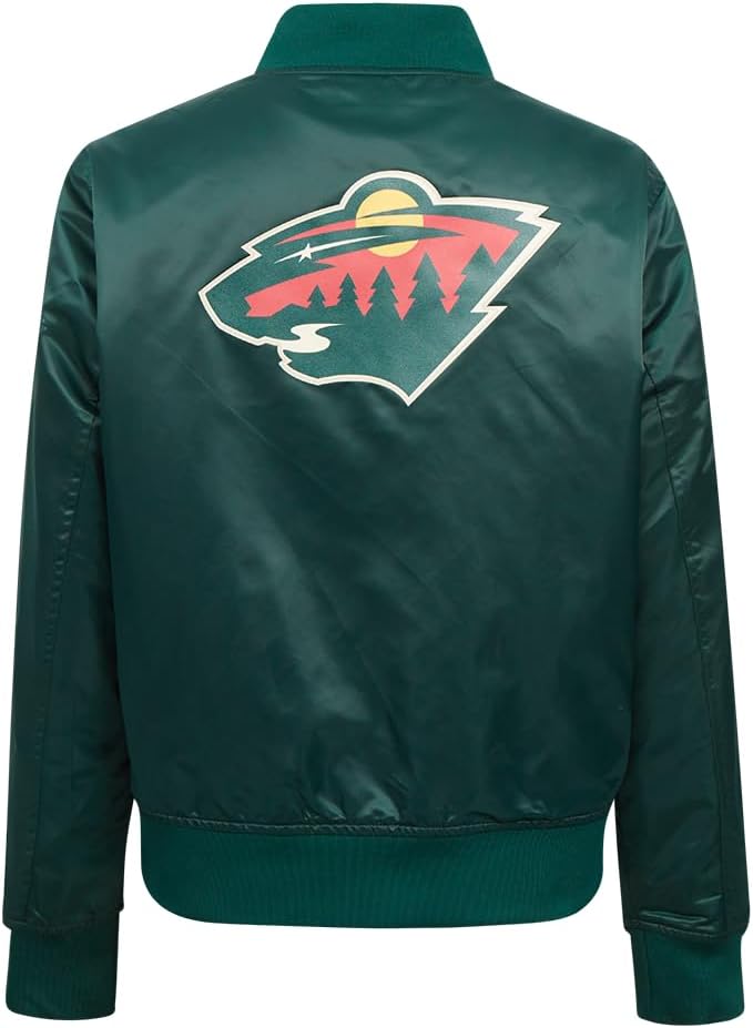 Pro Standard Womens NHL Classic Chenille Satin Satin Jacket