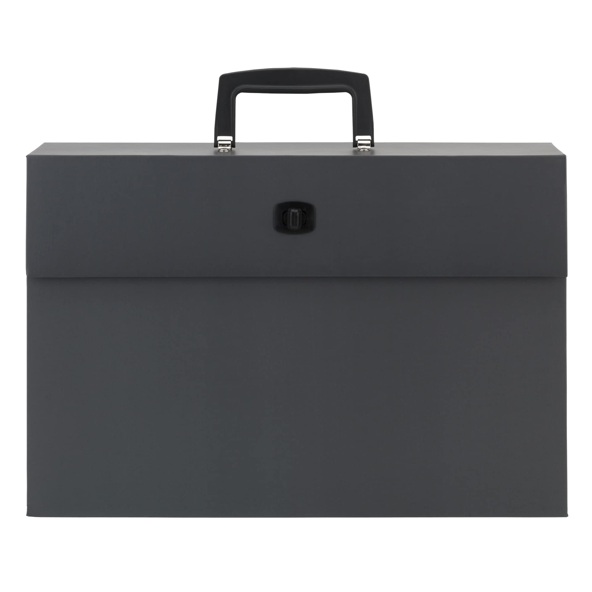Office Depot® Brand Paper Expanding Case File, 19 Pockets, Legal Paper Size, Gray
