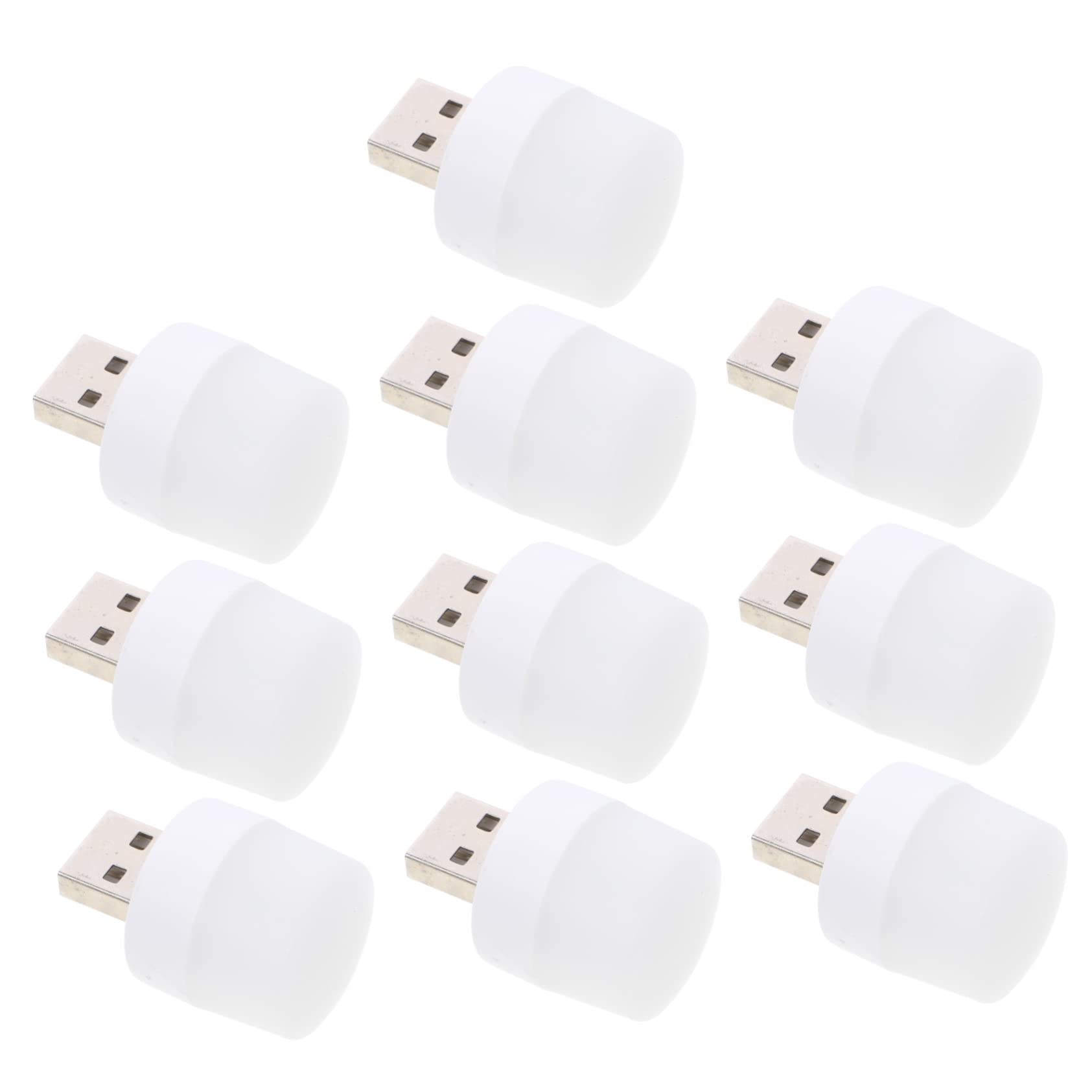 CIYODO 10Pcs Ambient Lighting Portable LED Night Light for Car Interior Laptop Use High Brightness Illumination Energy Efficient Soft Glow for Comfortable Atmosphere