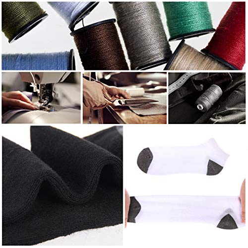 Coovan 10 Pairs Mens Cushion Ankle Socks Men 10 Pack Low Cut Comfort Breathable Casual Socks #TOP5