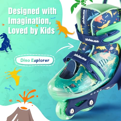ZOOBLISS Tri-Wheel Training Roller Skates