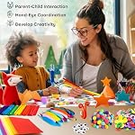 FunzBo Arts and Crafts Supplies for Kids Craft Art Supply Kit for Toddlers Age 4 5 6 7 8 9 All in One D.I.Y. Crafting School Kindergarten Homeschool Supplies Arts Set Crafts for Kids