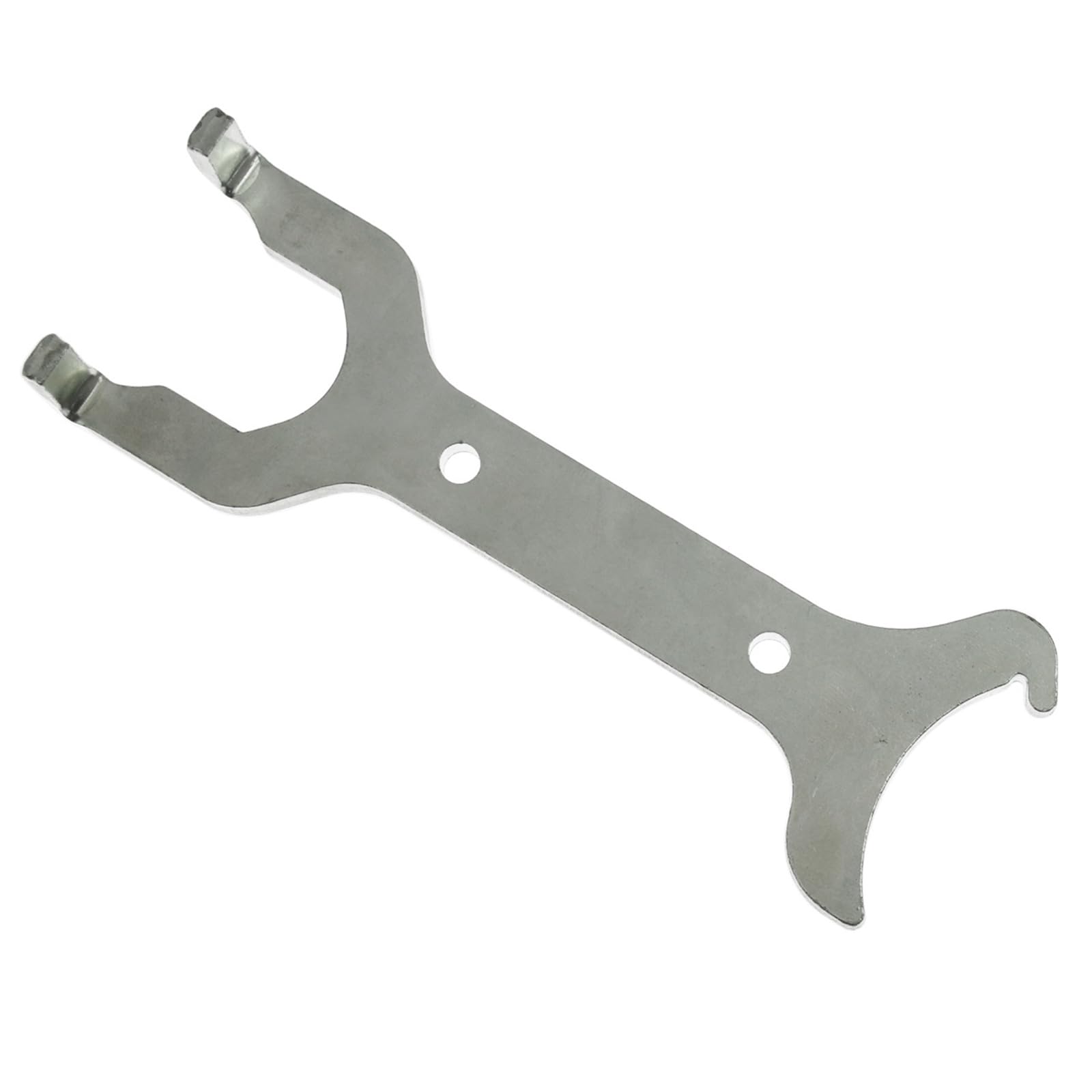 Whoasyst Compact Iron Spanner Wrench Automotive Suspension Tool Iron Precisions Tool for Adjusting Motorcycle Rear Shocks Rear Shock Absorb