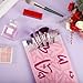 Cabaubl Bubble Mailers 5x10 Inch,50 Pack Small Padded Envelopes,Pink Poly Bubble Mailers,Waterproof Self Sealing Bubble Envelopes Mailing for Shipping,Packing,Small Business,Cute Design