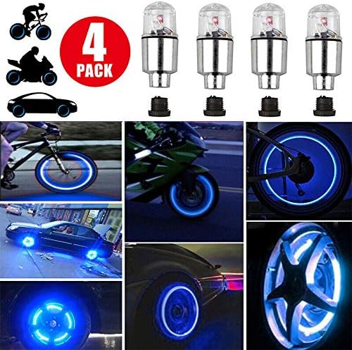 Bike Tire Valve Stem Neon Light Bulb 