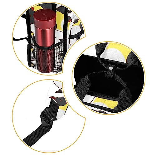 Sac à dos pingouin multicolore enfant avec sangles ajustables confortable - 2