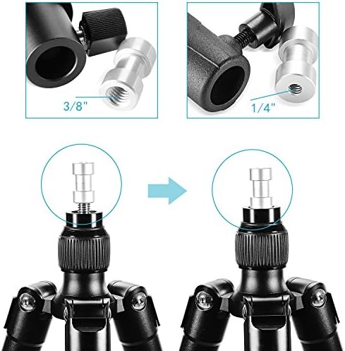Neewer Professional Universal E Type Camera Flash Speedlite Mount Swivel Light Stand Bracket with Umbrella Holder for Canon Nikon Pentax Olympus and other Flashes, Studio Light, LED Light(3 Pack)