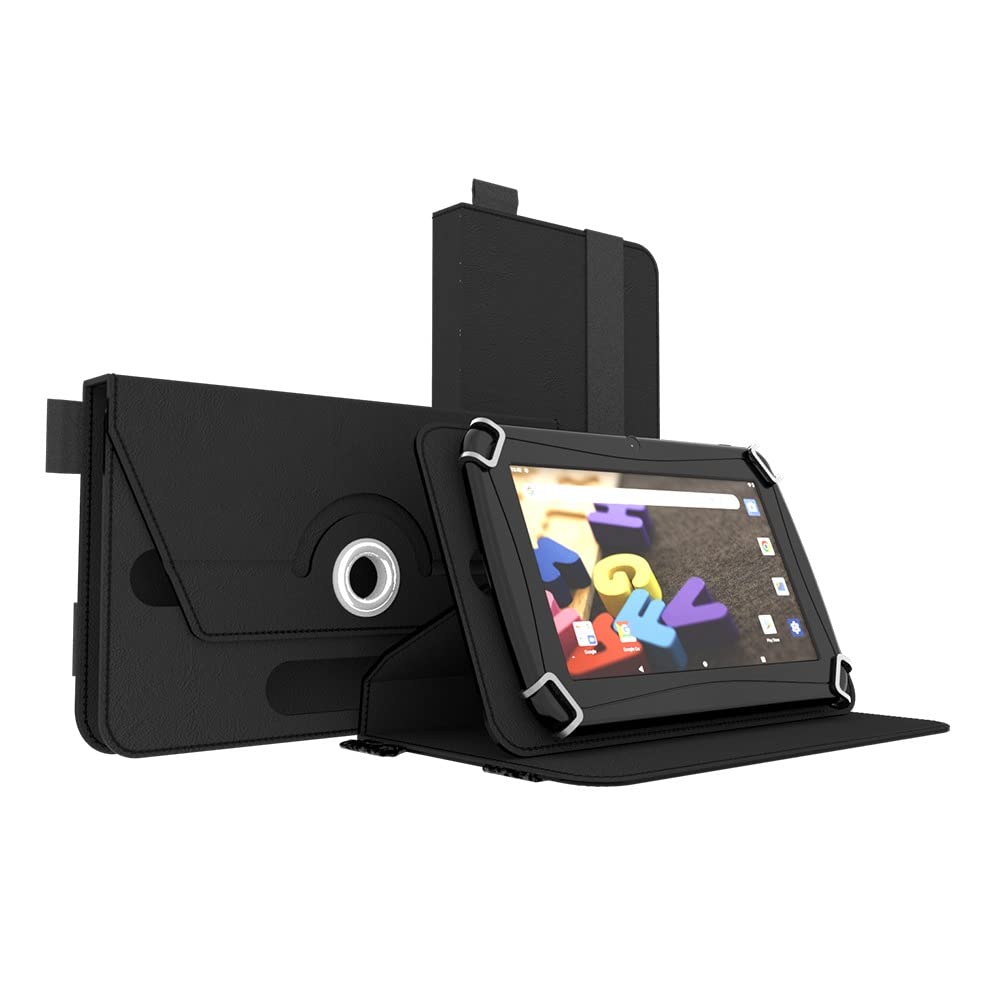 DOMO nCase B9 7 inch Tablet Flip Case Smart Cover Carry Case Compatible for 7 inch Tablet PC with 360 Degree Rotation Tablet Stand and Camera Holes (Black) (B09YBZ9CPC) Amazon Price History, Amazon Price Tracker