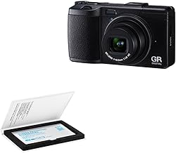 JJC Protecteur d'écran de dureté 9H compatible avec appareil photo numérique Ricoh GR IV GR4, GRIV verre trempé LCD de 0,3 mm, anti-rayures, anti-traces de doigts (installation par adsorption