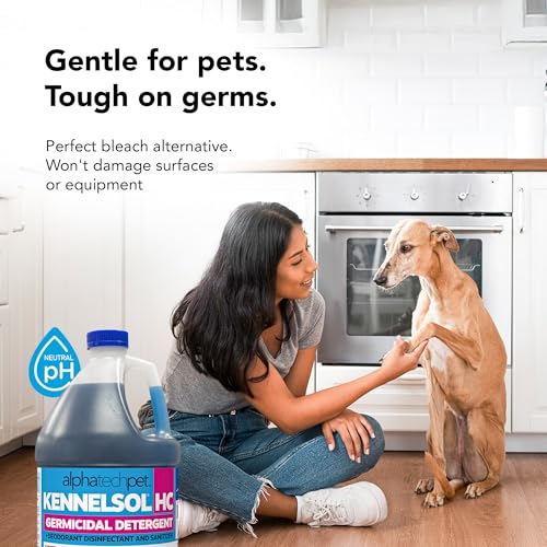 Image of ATP KennelSol HC 1-Step High Disinfectant Cleaner for Kennels, 1 Gallon | EPA-Registered, super-high concentration formula, industrial-strength detergent and deodorizer for veterinary clinics
