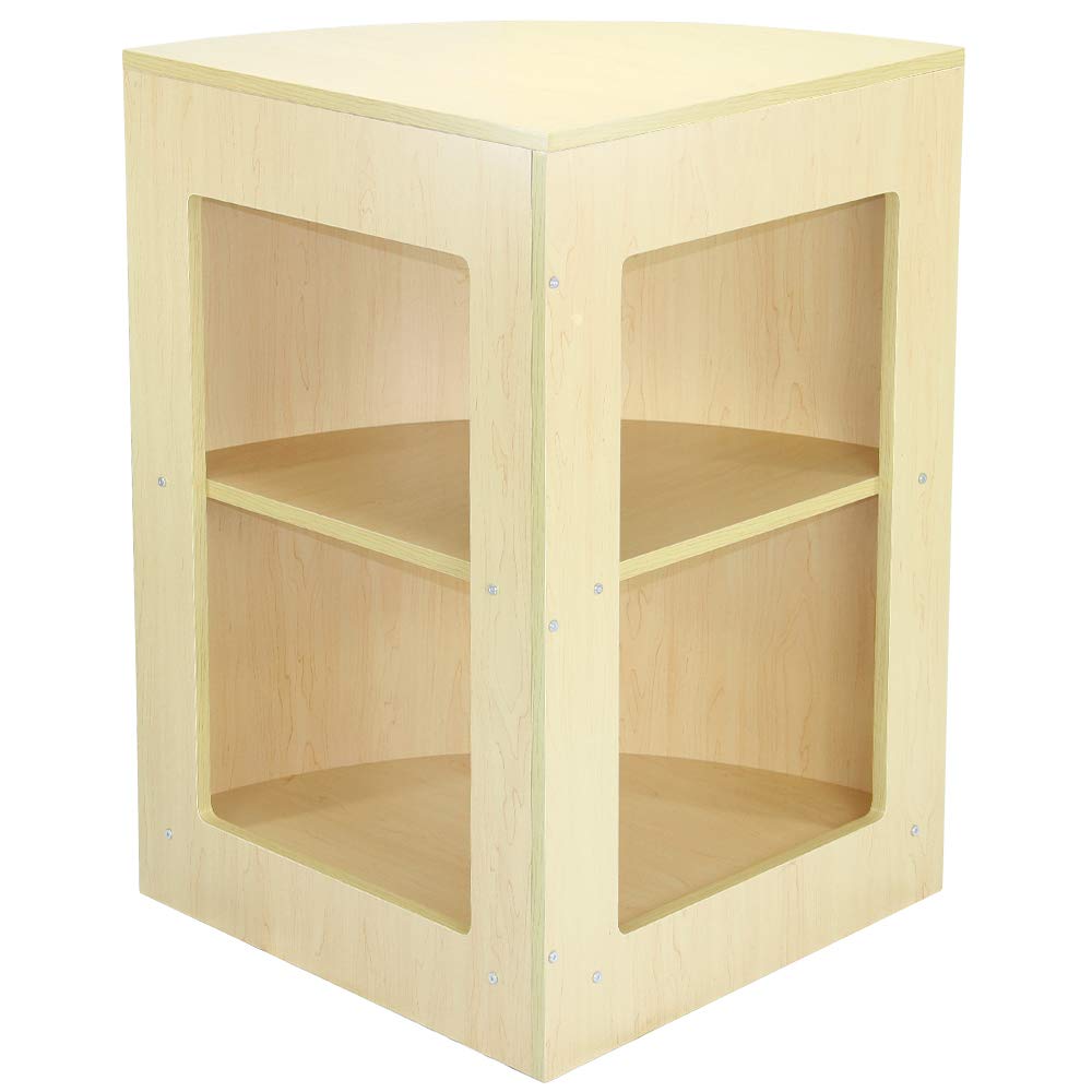 Monster Retail CM60 Ecktheke Ladentisch Ladentheke Ladentresen Kassentisch Verkaufstisch Verkaufstresen Verkaufstheke Ahorn 60cm x 60cm x 90cm