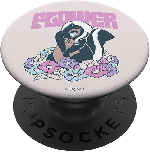 Disney Bambi Flower Portrait PopSockets PopGrip agarre intercambiable para teléfonos y tabletas