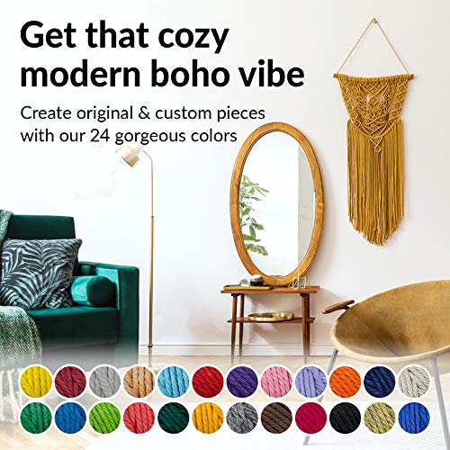 3Mm Macrame Cord 3Mm Thick Cords For Macrame Yarn 100% Cotton Colored Macrame Rope Cord Natural Craft Cord String Yarn Supplies 325 Feet 3 Mm Cotton Macrame Cord Thin Hot Pink Macrame Supplies #TOP3