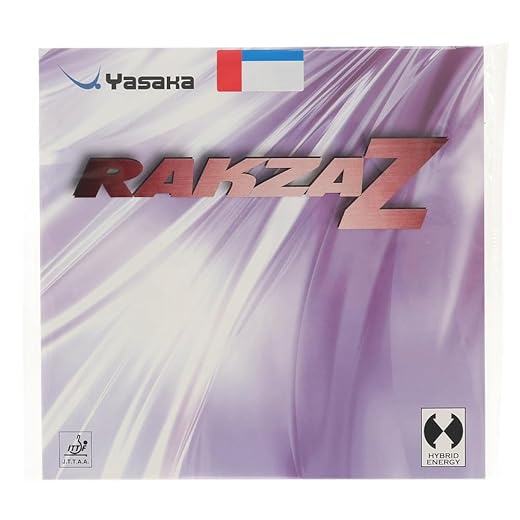 Yasaka Rakza Z Table Tennis Rubber, Ping Pong Rubber - Max Red