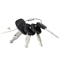 Vista 3 de 5 llaves de encendido 459A compatibles con Kubota RC411-53933 RC461-53930 excavadoras retroexcavadoras cargadores de orugas de dirección deslizante