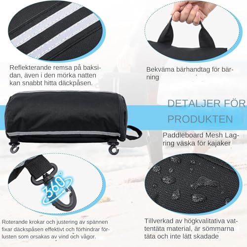 Sac de pneu étanche à capacité réglable pour activités de surf