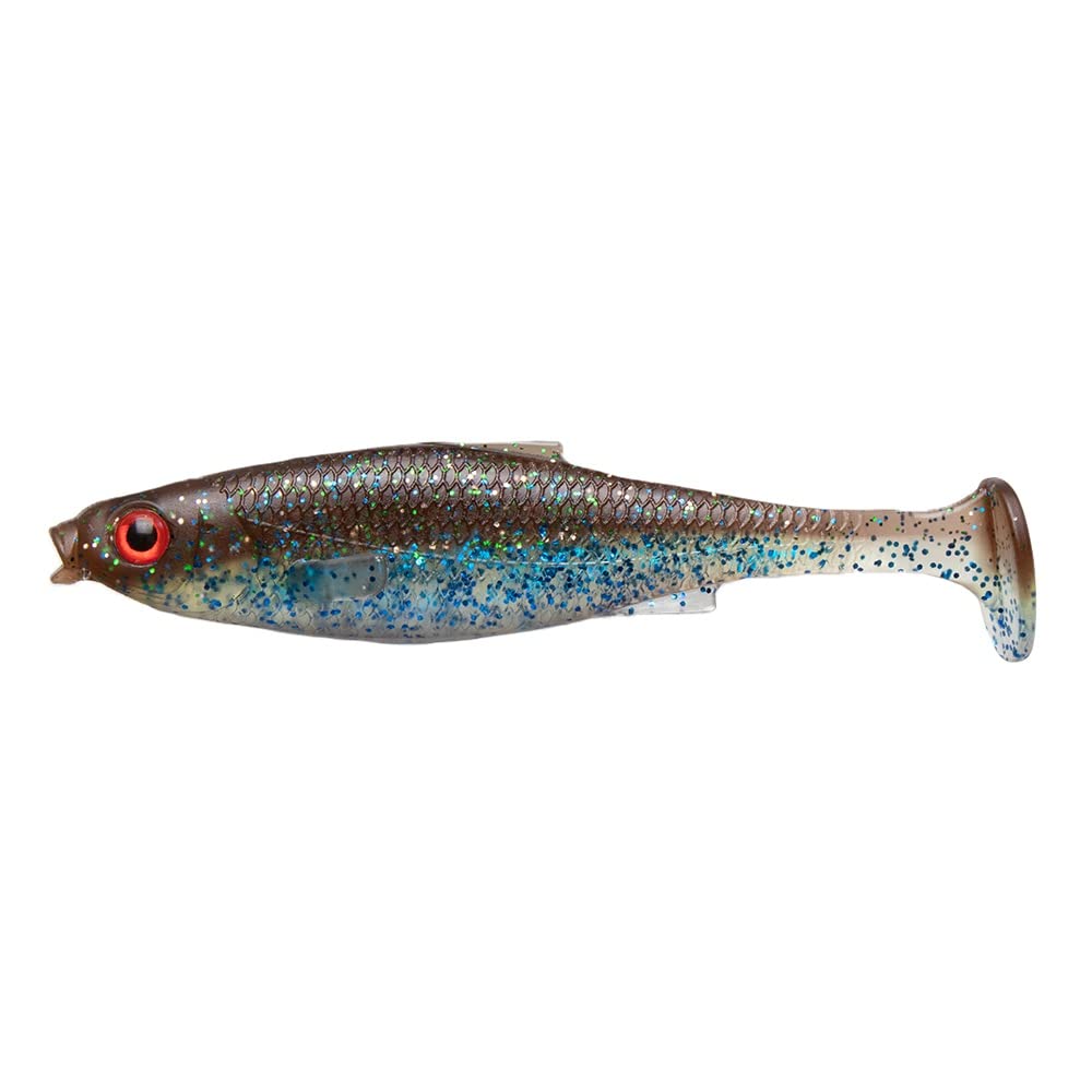 LMAB KÖFI Roach Shad Gummifisch – 7, 11, 14 & 26 cm (Galaxy, UV)