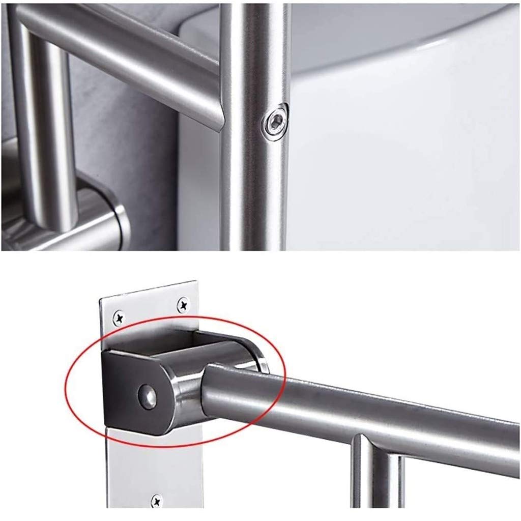 Maniglione di Sicurezza da Muro Maniglione di Sicurezza Ribaltabile da Muro Manopole di Sicurezza per Anziani In Acciaio Inox, Antiscivolo per Vasca da Bagno, Vasca da Bagno
