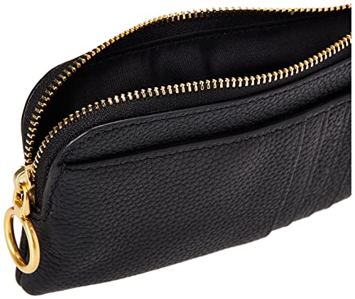 Tory Burch Perry Bombe Top-Zip Card Case, Black4