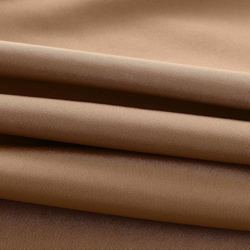 Patio Umbrella Replacement Canopy - 6 or 8 Ribs, UV50+ Waterproof Fabric, 200cm/270cm/300cm for Garden, Beach, Off-White (9.8ft) - Durable Cover for Outdoor Use