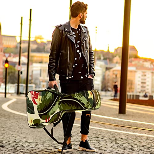 Housse imperméable pour guitare acoustique avec double bandoulière et poche Motif forêt tropicale, Multicolore 02, 42… - Les Beatles, Paul McCartney, John Lennon, RIngo Starr, George Harrison Housse imperméable pour guitare acoustique avec double bandoulière et poche Motif forêt tropicale, Multicolore 02, 42… – Image 7