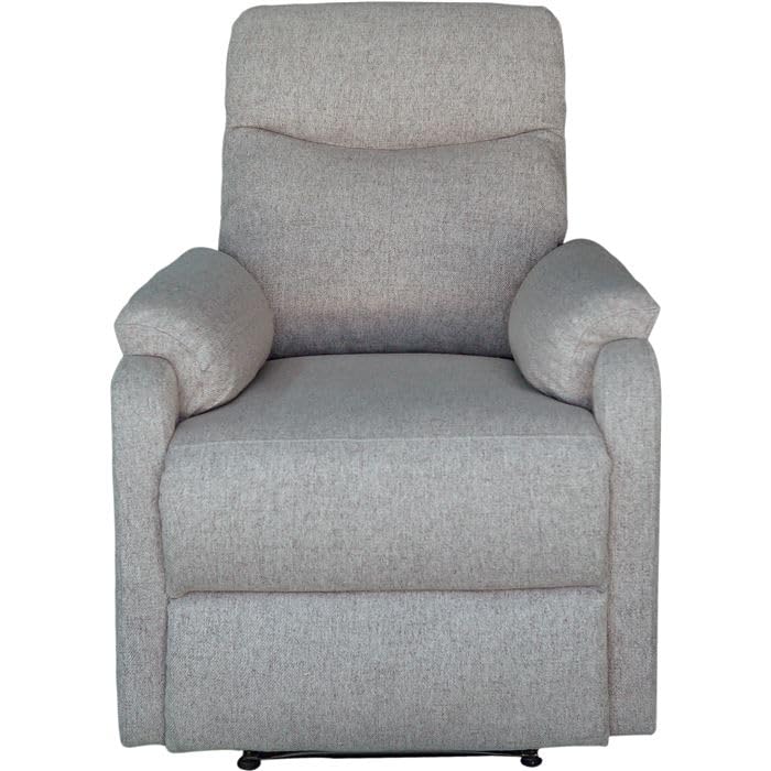 Shiito | Modelo MAR JC - Sillón Relax Manual reclinable | Máximo Relax y Comodidad | Color Gris - 73x95x101 cm
