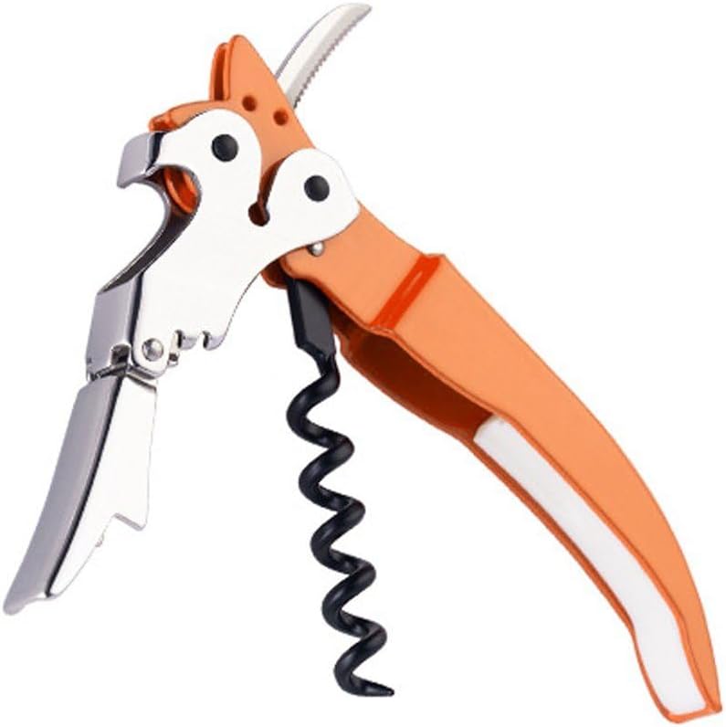 Wine Bottle Opener Pattern Corkscrew Wine Opener Stainless Steel Multifunctional Corkscrew and Bottle Opener for Bartenders