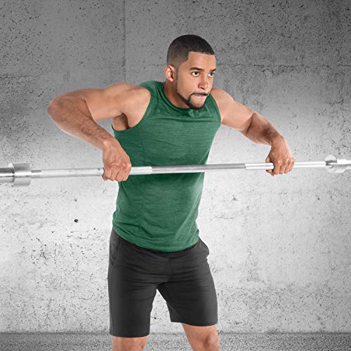 Image of Cap Pro Series 7FT Olympic Barbell, Weightlifting Bar for Strength Training