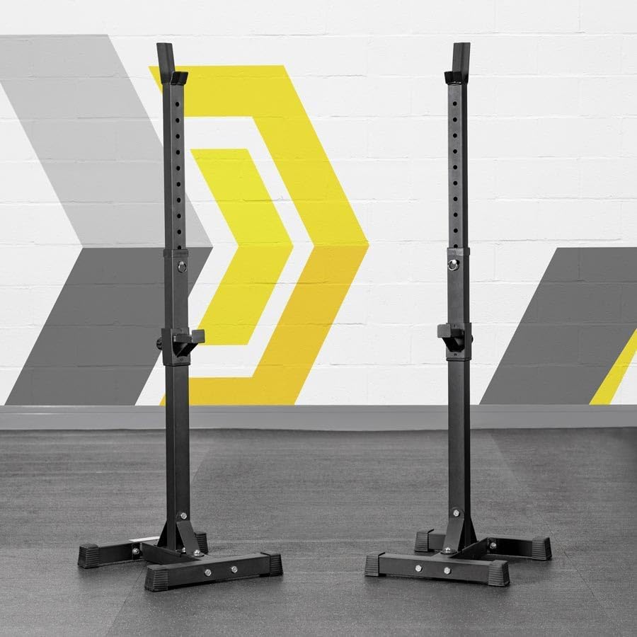 Rack de Squat Réglable FORZA | Support de Barre en Acier Robuste - 7