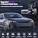 3 Channel 4K Dash Cam with 5GHz WiFi & APP Control, 4K/2.5K+1080P+1080P Front Inside and Rear, Triple Dash Camera with 64GB Card, G-Sensor, 24 Hours Parking Mode, Loop Recording, Night Vision