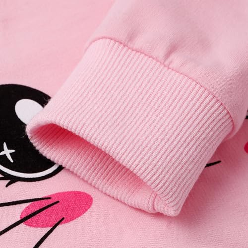 Image of Little Girls Clothes Sets - Cute Sweatshirts Top Shirt & Leggings 2 Piece Kids Fall Winter Outfits Toddler Clothing