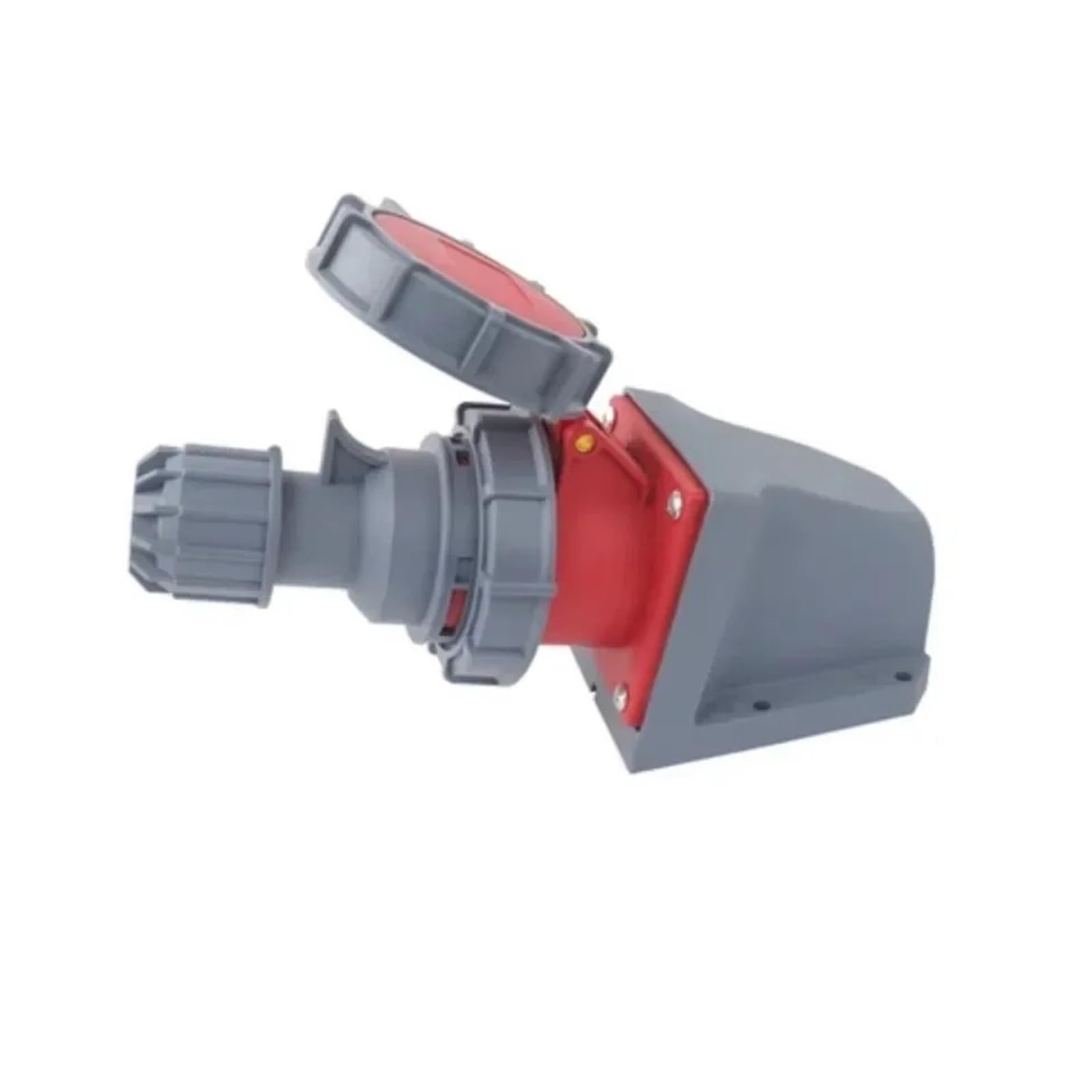 Spina industriale IP67 e presa CEE Connettore elettrico maschio femmina 3PIN 4PIN 5PIN 16A/32A for montaggio a parete(GRAY,16A)