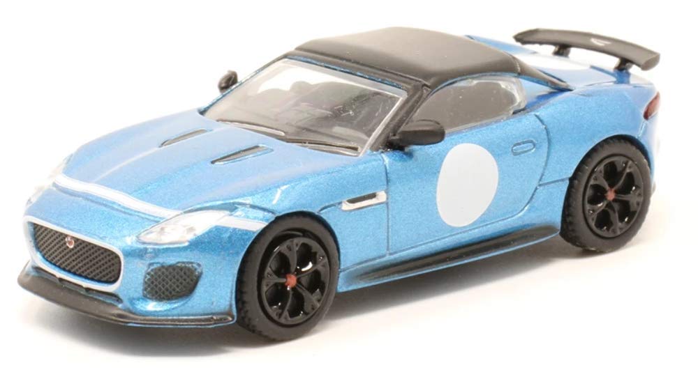 Oxford Diecast 76JFT002 Jaguar F Type Project 7 Ultra Blue