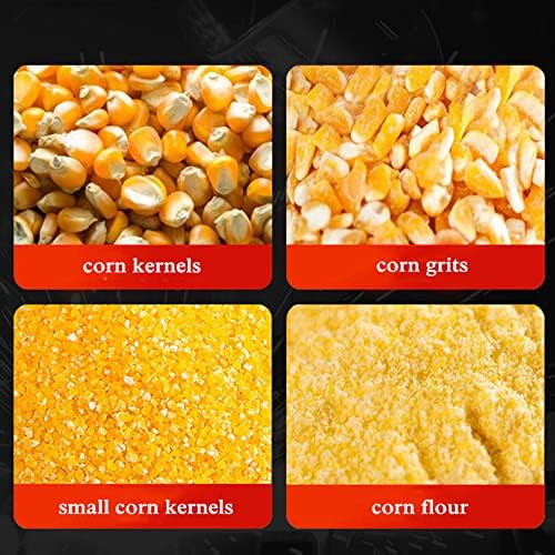 Grinding Mill Commercial Stainless Steel Soybean Grinder Industrial Flour Milling Machine,Commercial Stainless Steel Grinder for Corn Pepper Soybean Peanut Herbs Grains, High Power 3000W Ind