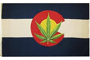 2X3 feet Colorado Weed Hemp Hash Marijuana Flag Banner