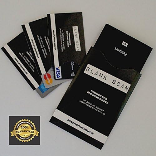 #1 Premium RFID Blocking Sleeves. The Best Credit Card Protective Sleeves. Guaranteed Protection From Electronic Pick Pockets & ID Theft. FREE Passport Protectors Included! Feel Safe And Secure. A Perfect Gift for Men or Women Who Value Peace of Mind. Fits In Your Wallet or Purse.