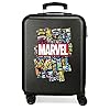 Marvel Avengers Valise Cabine Noir 38x55x20 cms Serrure à Combinaison Latérale en ABS rigide 34L 2,6kgs Bagage à Main à 4 Roues Doubles