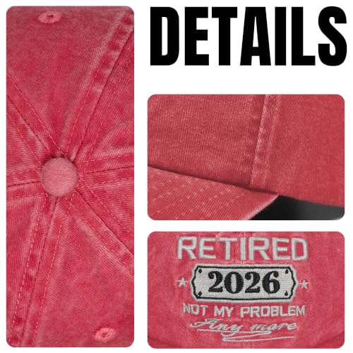 Image of Retirement Gifts for Men,2026 Retired Hat for Dad Coworkers Friends