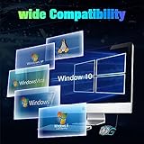 VersionTech Gaming Mouse, 4 DPI Settings Up to 3600 DPI, Light Up RGB Ergonomic Optical Gaming Mice for Laptop/mac, Computer Wired USB Mouse, 7 Colors LED Backlight, 6 Programmable Buttons-Black - Image 6