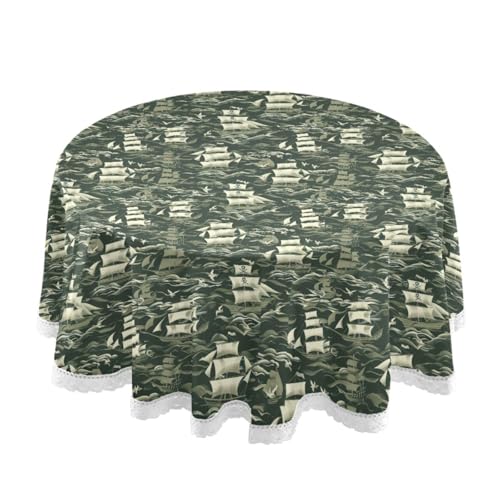 Nappe circulaire William Morris lavable pour simplifier vos repas - 2