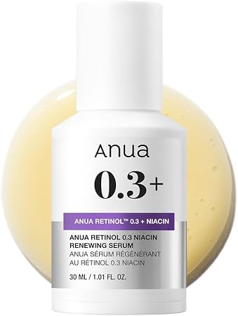 ANUA(アヌア)レチノール0.3ナイアシンセラム30ml レチノール美容液 毛穴 水分保湿