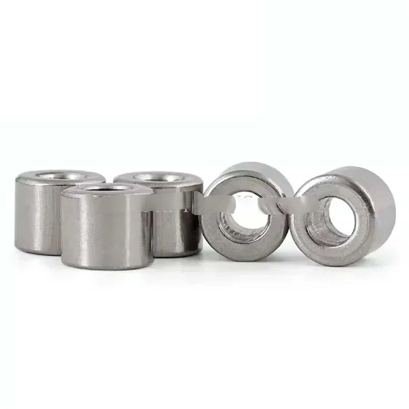 Roulements rigides à billes Lot de 5 à 10 douilles creuses en acier inoxydable, diamètre intérieur 4 mm, diamètre extérieur 6/7/8/9 mm, résistantes à l'usure(4x7x6mm(10Pcs))