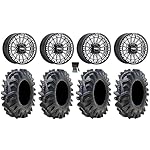 Bundle-9-Items-MetalFX-Delta-Bdlk-CC-15-Wheels-Bk-34-Terminator-Tires-4x137-Bolt-Pattern-12mmx125-Lug-Kit