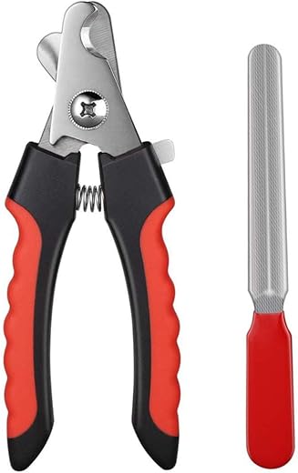 Agirav Professional Animal Nail Cutter Clipper Trimmer Filer for Small, Medium and Large Dogs, Puppies, Cats and Kittens C...