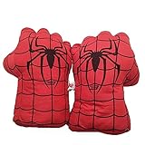  SPOTOR 1 par par Peluche niños Guantes Guantes Juguetes Spiderman Boxeo Guantes Cosplay Juguete Starscream niños Boxeo superhéroe Guantes Creativo niños cumpleaños Regalos Guantes gigantescos puños