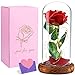 Produktbild Cirulli Ewige Rose im Glas mit Licht,Rote Rosen Lampe in Glaskuppel,Valentinstag,Muttertag,Geburtstagsgeschenk, Romantisches Liebesgeschenk,Gifts for Women,Konservierte Blumen