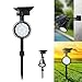Produktbild CALALEIE Solar 18 LED Licht-kontrollierten Sensor Spot Licht Outdoor Garten Rasen Wand wasserdichte Landschaft Lampe Außenleuchte Zubehör