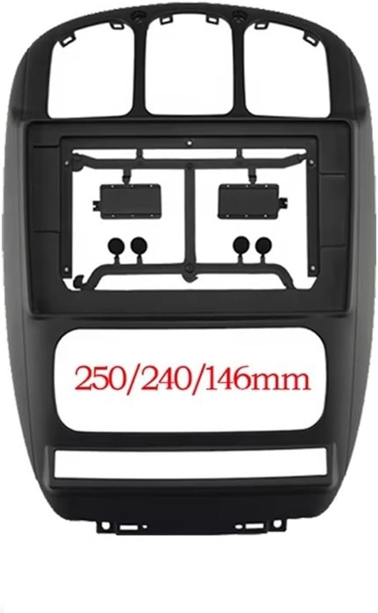 Car Radio Fascia 10.1 Inch for Chrysler for Voyager 2000-2007 Car Fascia Radio Panel Dash Kit Install Facia .1inch Console Bezel Adapter Plate Trim