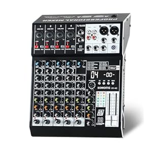 【Professional Channel Control for Precise Sound Shaping】 Each channel includes a 3-band EQ for detailed tone adjustment, a COMP knob for smooth compression, and two AUX controls for flexible effects or monitor routing—ideal for both studio sessions a...